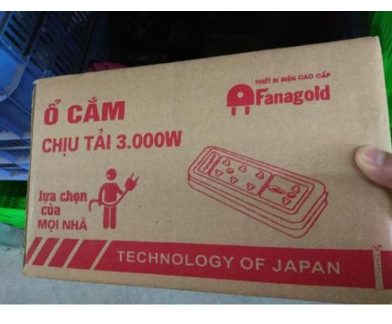 10 ổ cắm chịu tải 3000w Fanagold