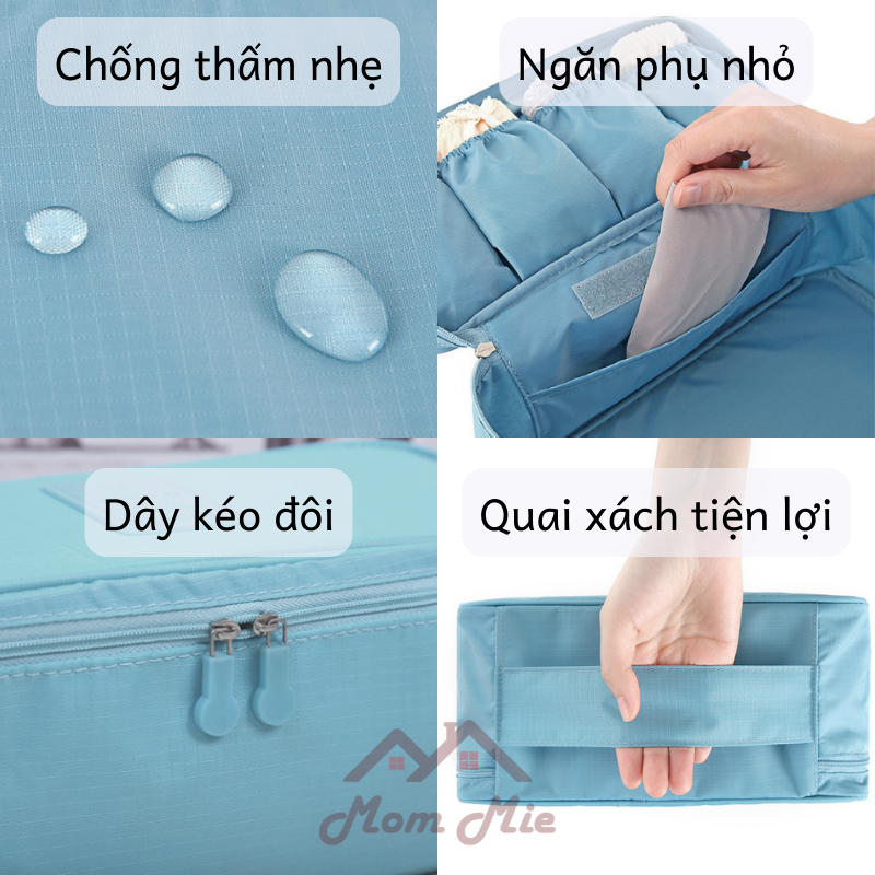 [HCM]Túi đựng đồ lót cá nhân du lịch, chống thấm nước - T005