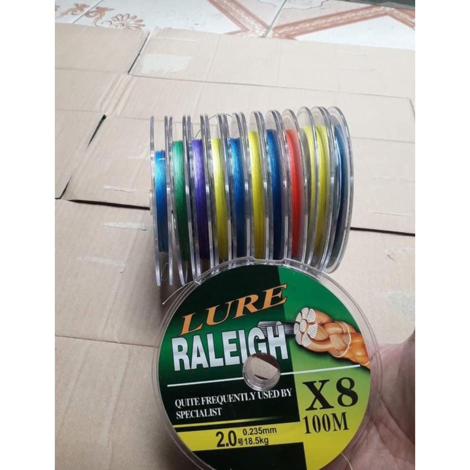 Dù câu cá x8, dù câu lance, lục, lure 100m
