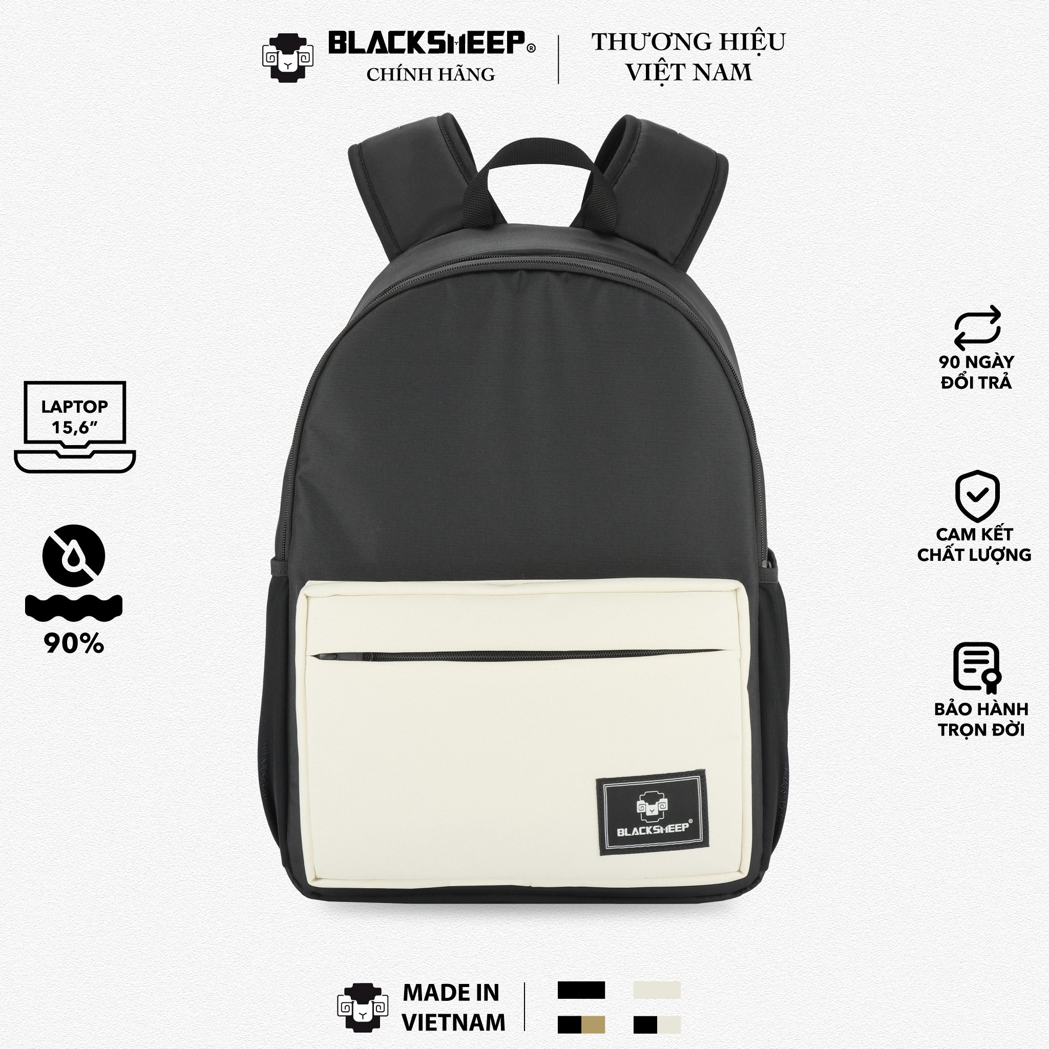 Balo BLACKSHEEP - BASIC Backpack™ Ba lô Đi Học, Thời Trang Nam Nữ Chính Hãng