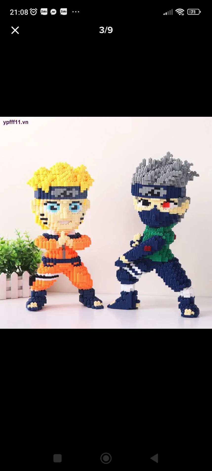 Mô hình lắp ráp Lego Manga Naruto và Kakashi [TẶNG KÈM BÚA GÕ LEGO]