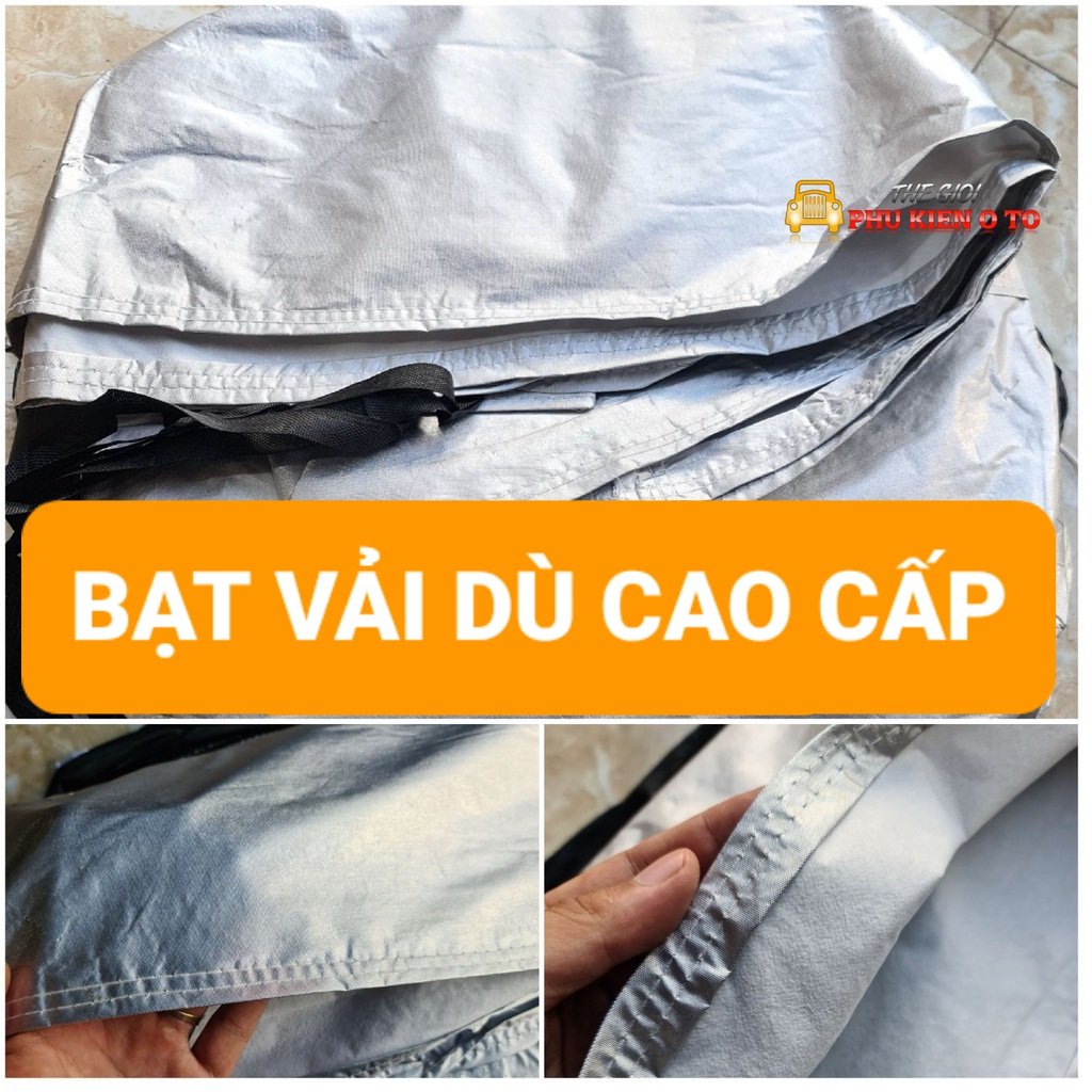 Bạt Phủ Ô Tô Vải Dù Toyota Vios, Altis, Camry, Fortuner, Innova, Yaris, Rush, Hilux, Wigo, Land Cruiser, Cross chống nóng, chống nước tuyệt đối, có phản quang