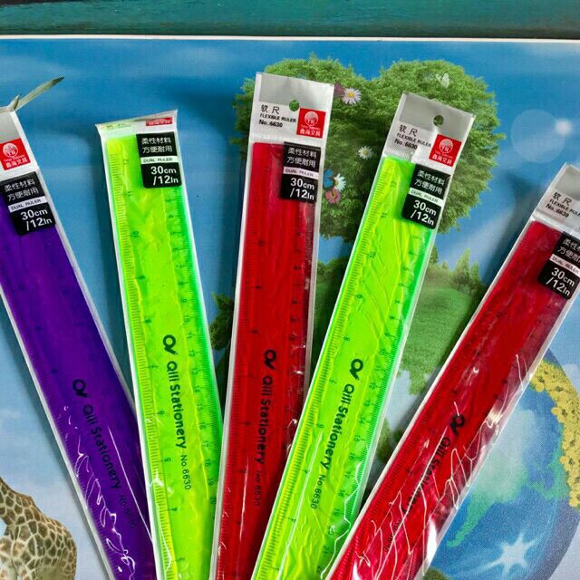 Thước kẻ dẻo - 20cm - 30 cm - 1 Cái