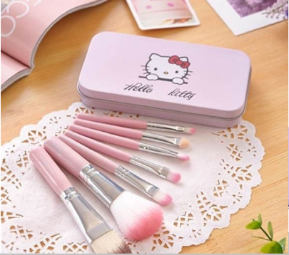 BỘ CỌ TRANG ĐIỂM MINI Thỏ 7 Cây Mềm Mượt Tặng Kèm Hộp Đựng Cọ Đánh Phấn Mắt Mini Cầm Tay, Dụng Cụ Phụ Kiện Trang Điểm, bộ cọ trang điểm 7 cây, bộ cọ hello kitty,cọ trang điểm,bộ trang điểm,hộp trang điểm,hộp trang điểm rẻ, bộ trang điểm cho học sinh rẻ