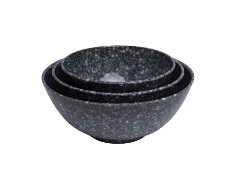 Tô Nhựa Melamine Vân Đá Đen