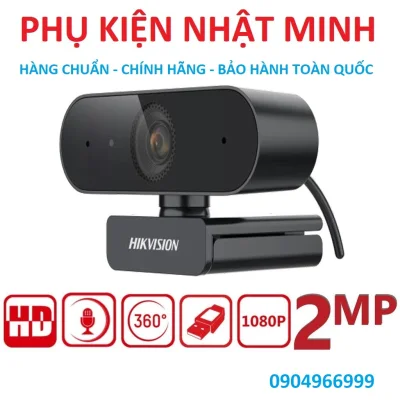 [CHÍNH HÃNG] Webcam Máy Tính PC Hikvision U02/U320 Full HD 1920x1080P Có Mic/ Livestream, Dạy & Học Online