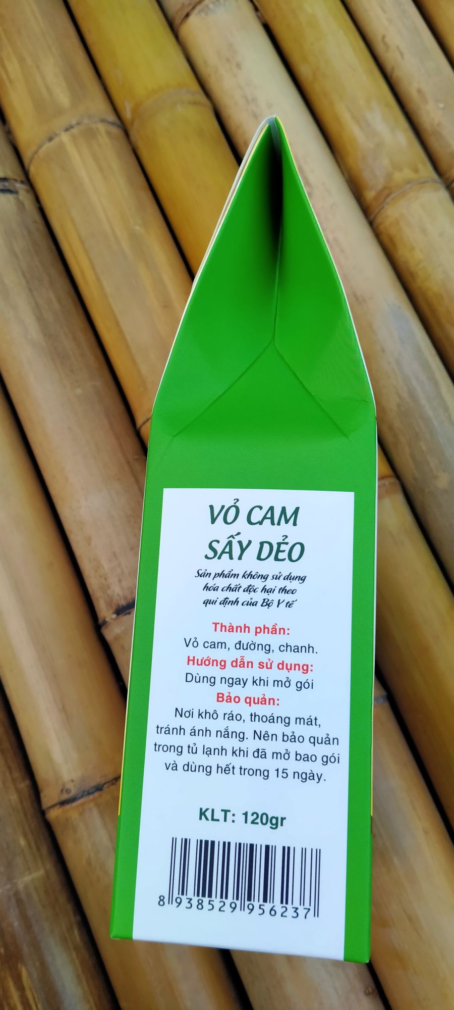 vỏ cam sấy dẻo Mekong 120gr