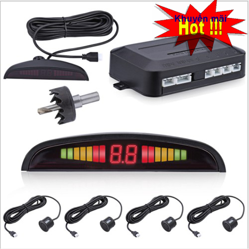 Cam biên lui 4 măt cho xe hơi,cam bien băng âm thanh, hinh anh hiên thị,phụ kiên ô tô tiên ich- GIÁ CƯC SÔC