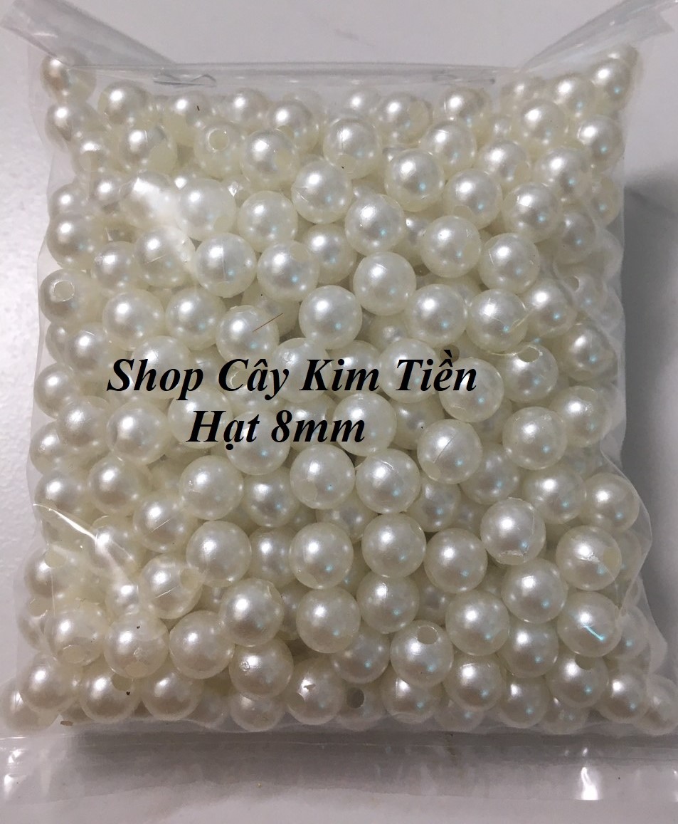hạt cườm trắng 10mm, 8mm,6mm