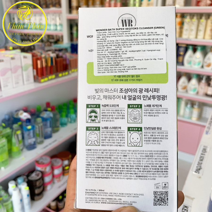 Sửa Rửa Mặt Rau Củ Quả Thải độc 3in1 Super Vegitoks