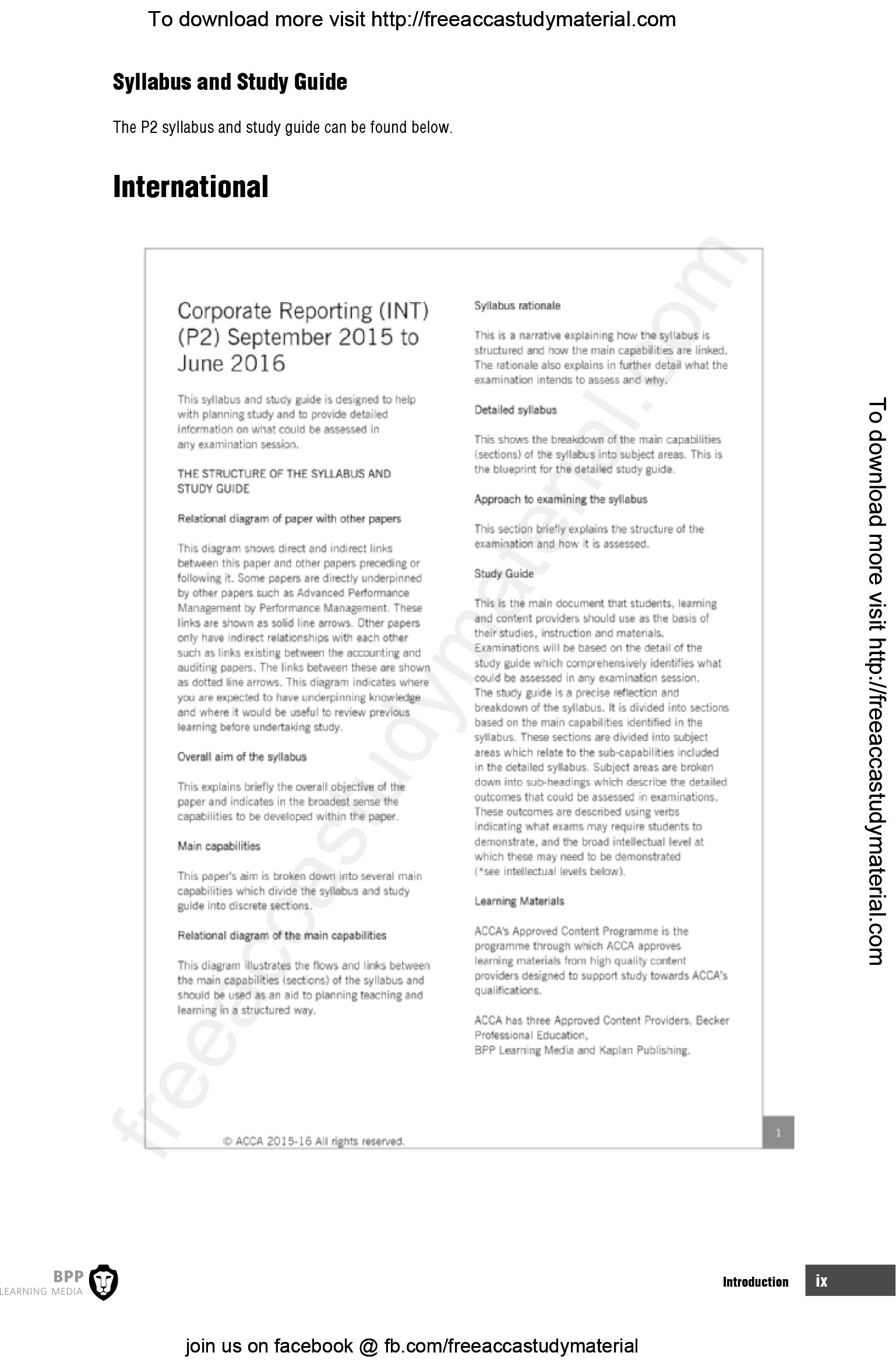 ACCA P2 Corporate Reporting Study Text - sách chuyên ngành