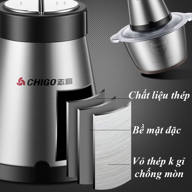 Máy xay thịt đa năng - Máy xay thịt CHIGO công suất 300W