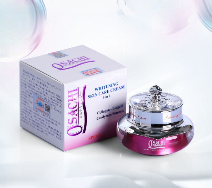 Kem Dưỡng Trắng Da Cao Cấp Osachi Collagen Linh chi 9 In 1 - 20g
