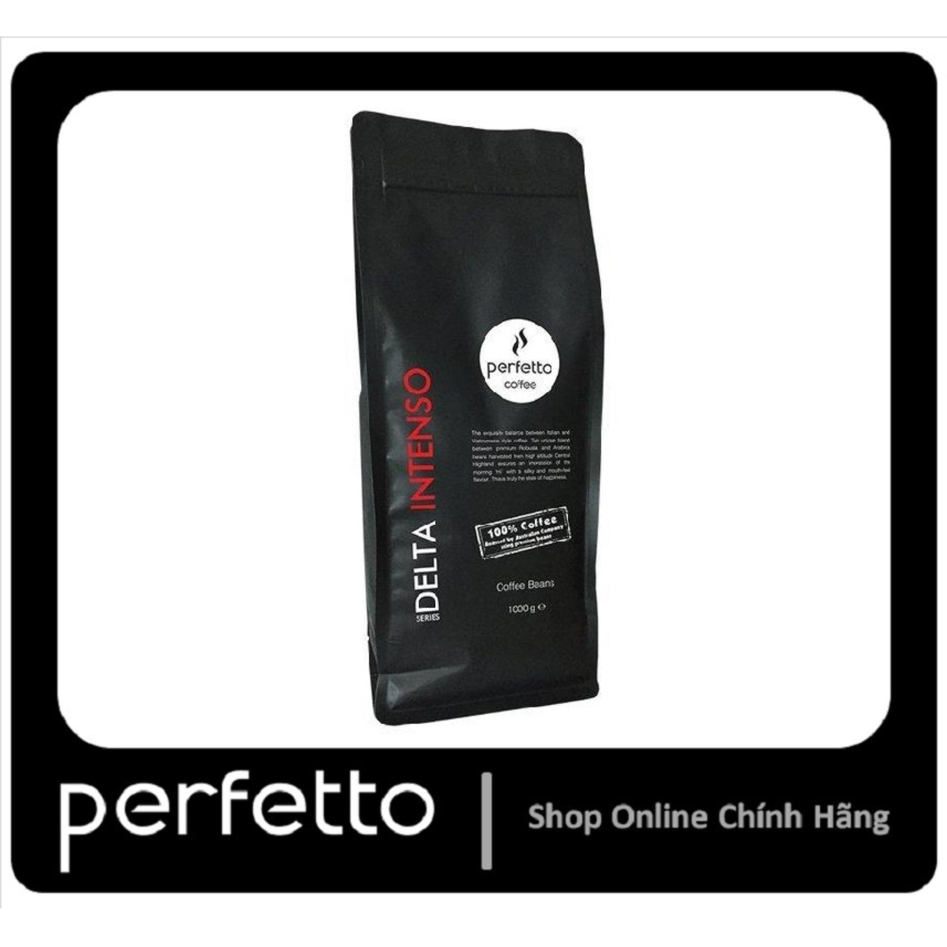 Cà phê Hạt Perfetto Delta Series Intenso 1000g