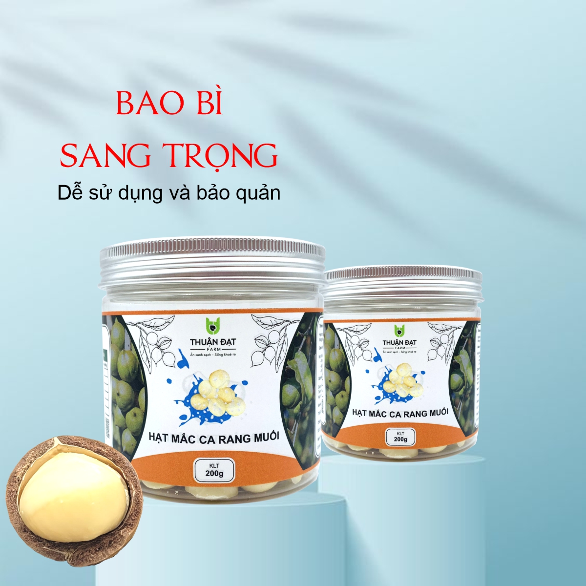 200G NHÂN HẠT MẮC CA TẨM MUỐI, THƠM NGON, ĐẬM ĐÀ