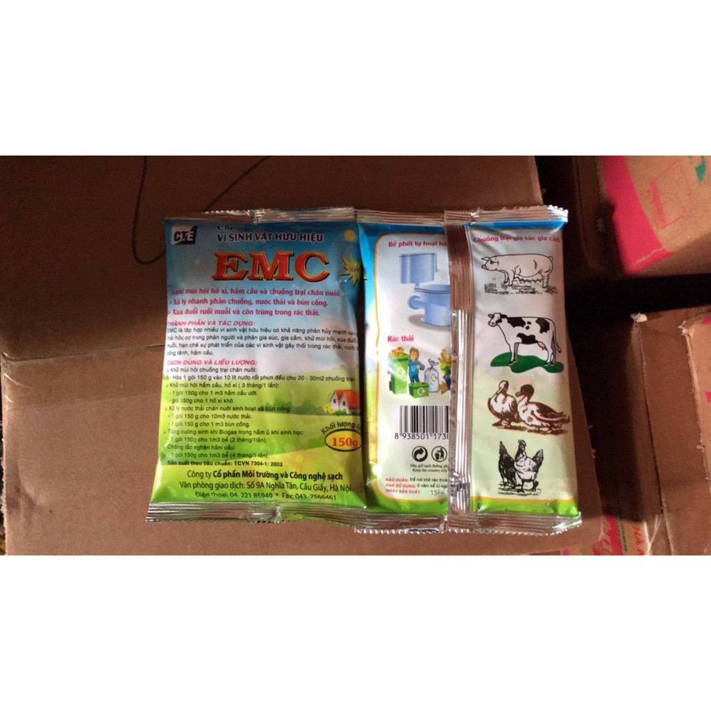 [Vi Sinh Vật Hữu Hiệu] Chế Phẩm Xử Lý Rác Thải Hữu Cơ EMC