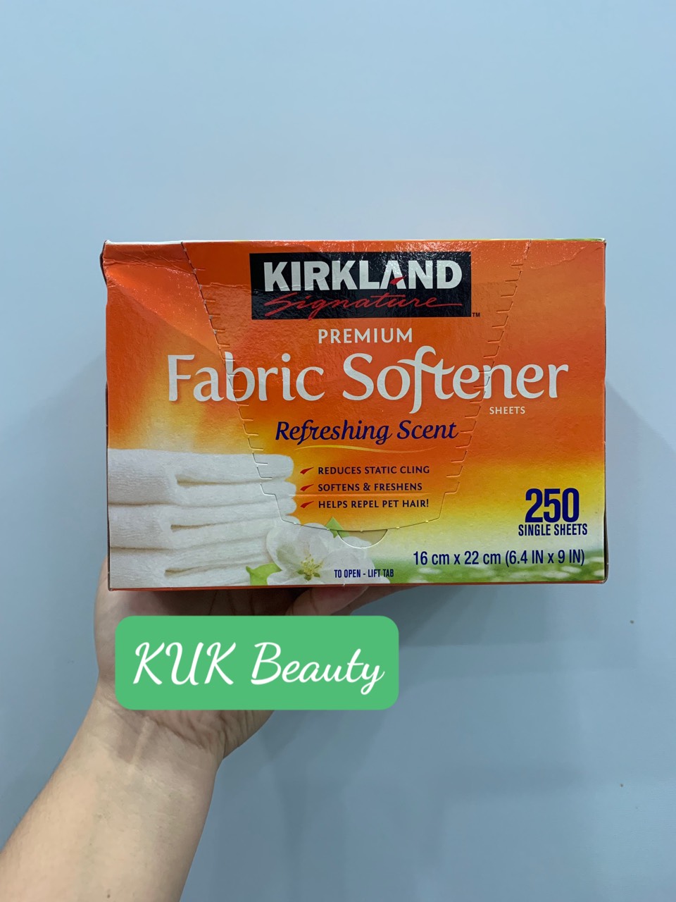 [HCM]Giấy thơm quần áo Kirkland của Mỹ (HỘP/ 250 TỜ)