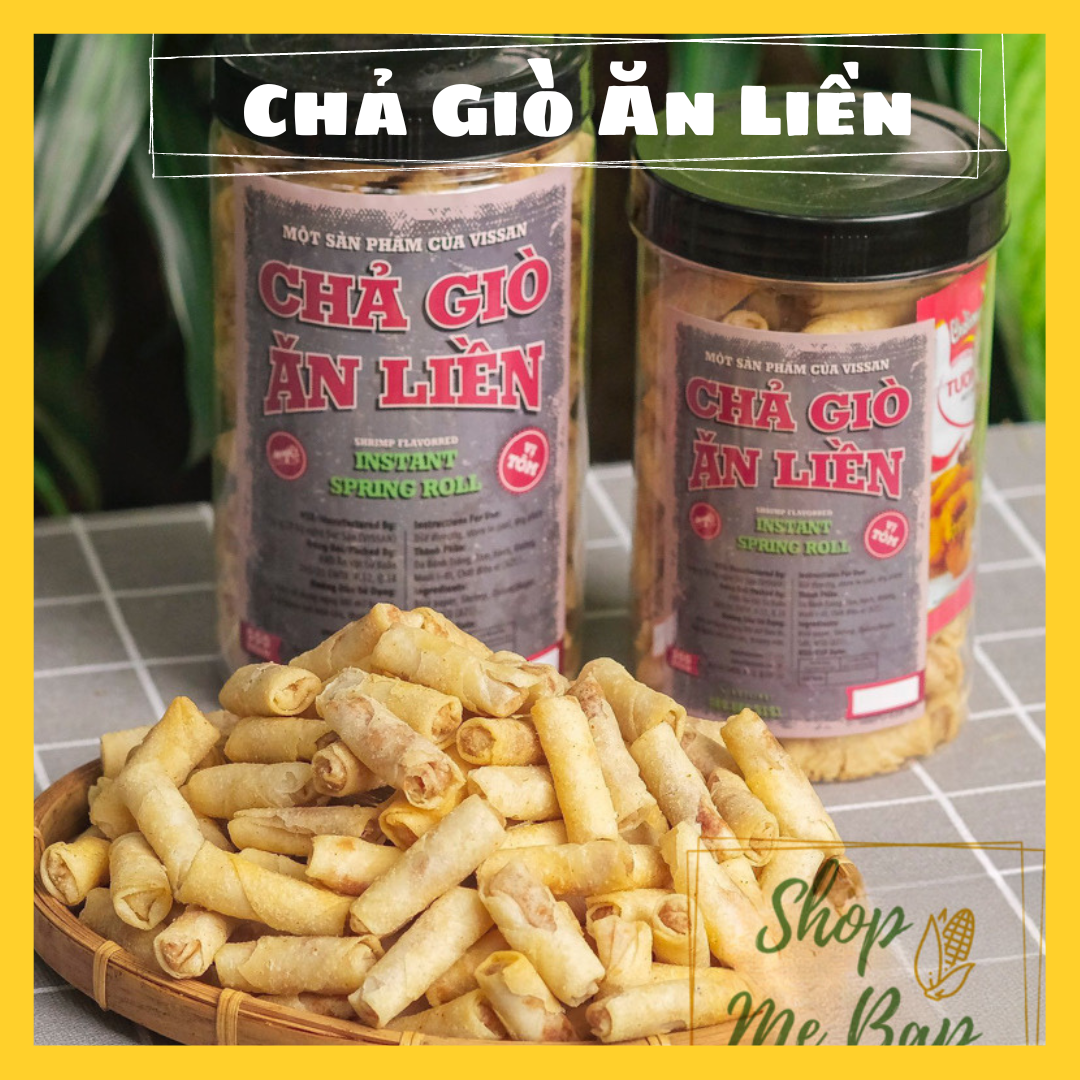 Chả Giò Tôm Đất Ăn Liền Vissan 300g - Shop Mẹ Bắp [Tặng Kèm Tương Ớt