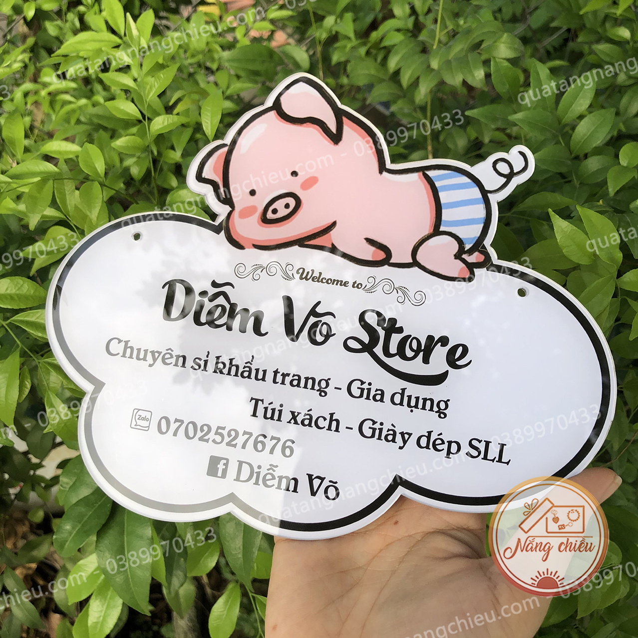 Bảng hiệu cho tiệm bán hàng online_ bảng decor cửa hàng _ bảng hiệu shop