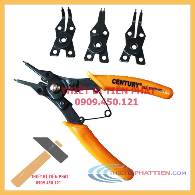 Bộ kềm mở phe, kìm mở phe đa năng gồm 4 đầu century cao cấp chính hãng