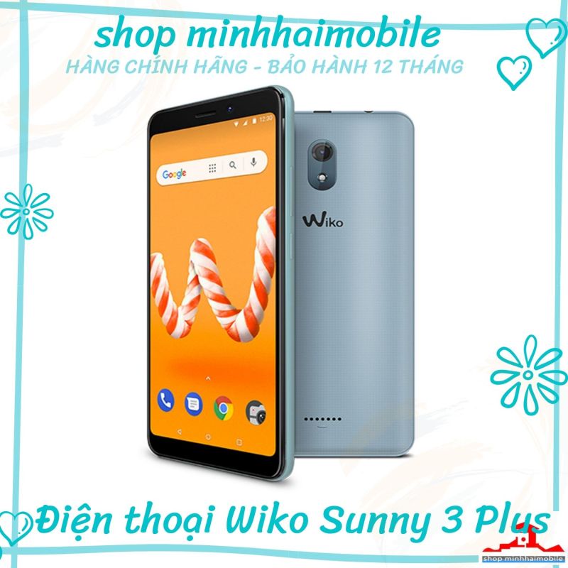 Điện thoại Wiko Sunny 3 Plus | 5.45 Inch 18:9 ,  Hệ điều hành Android v8.1 | Hàng chính hãng bảo hành 12 tháng