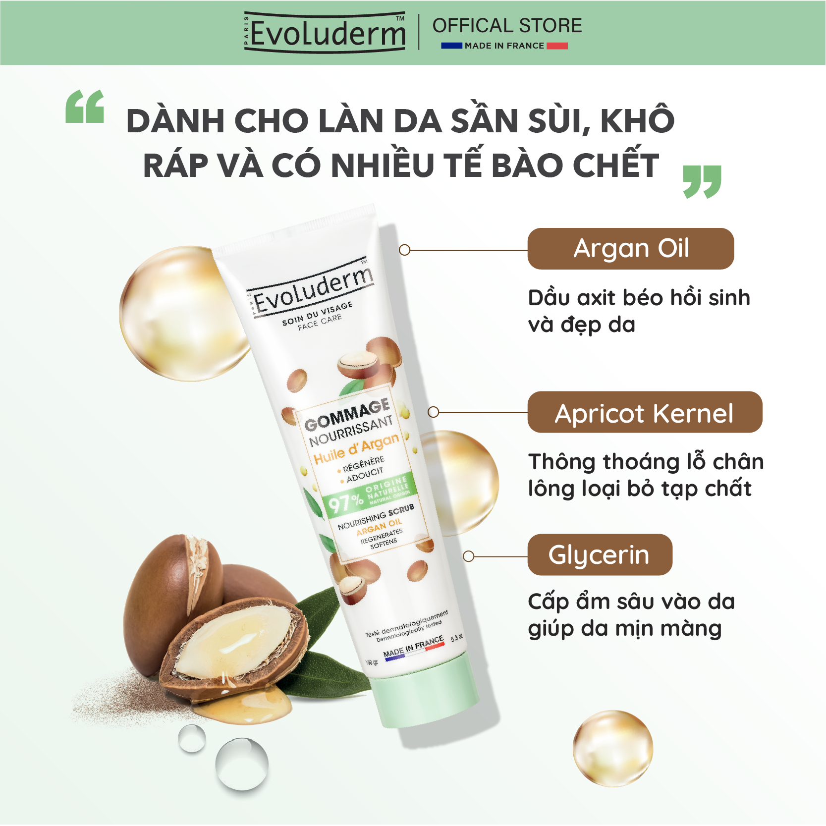 Evoluderm Facial Exfoliator 150ml