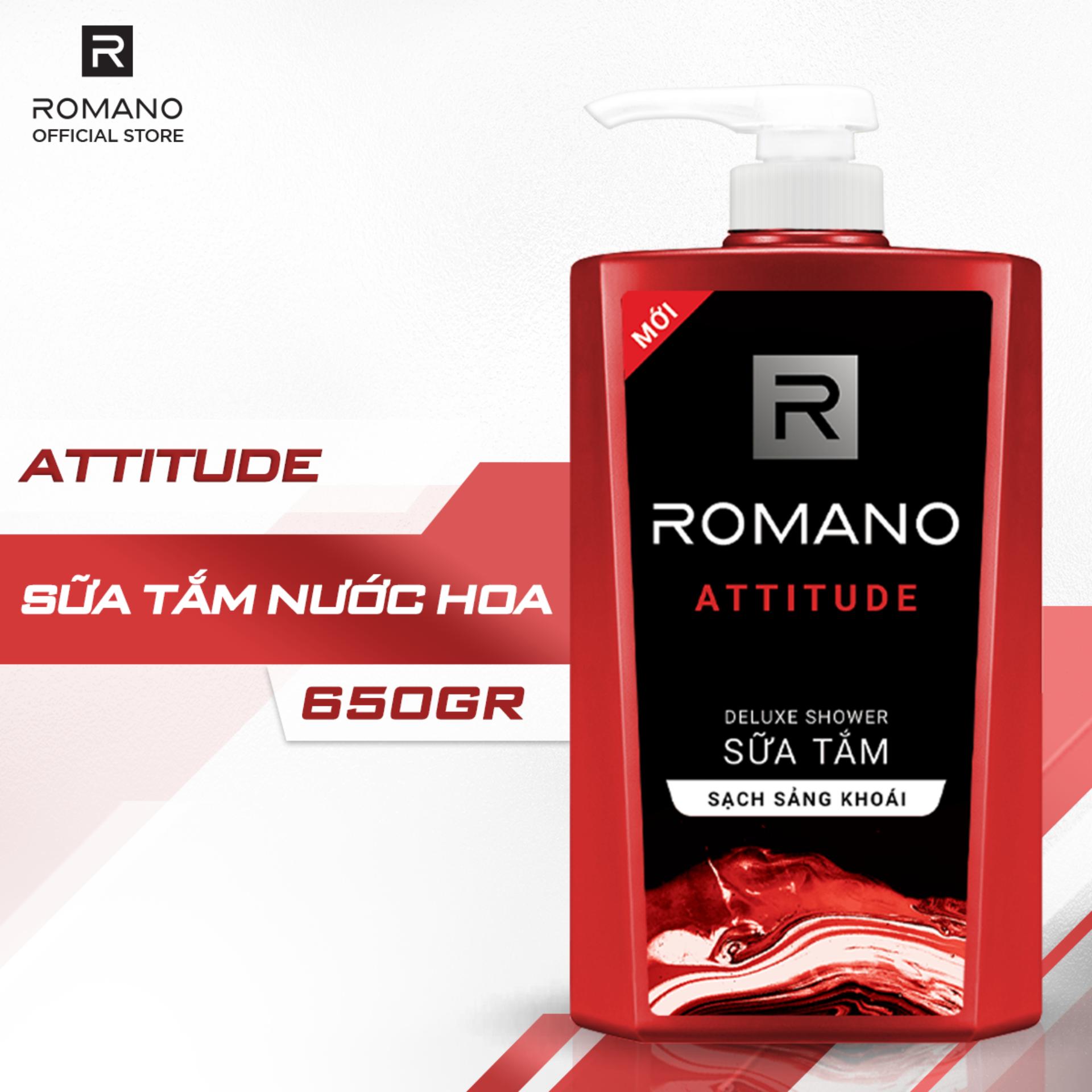 Sữa tắm Romano 650ml Attitude/ Classic chính hãng