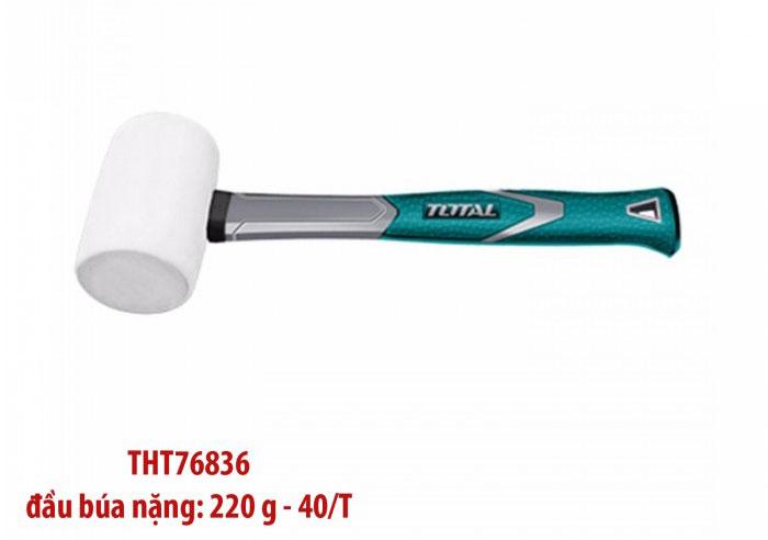 220g Búa cao su trắng Total THT76836