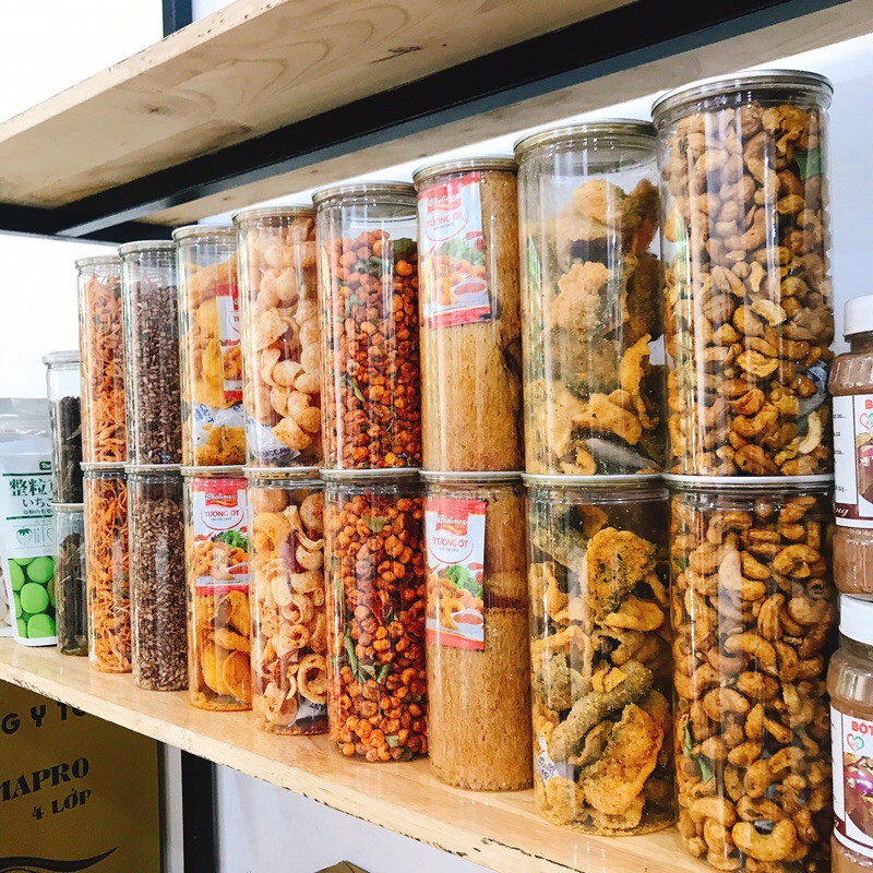 Ăn Vặt cao cấp đóng lon giá sỉ