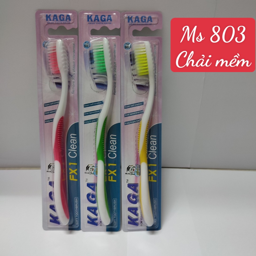 Combo 12 cây bàn chải đánh răng Kaga
