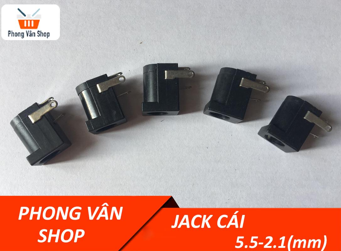10 jack nguồn tròn cái 5.5-2.1mm