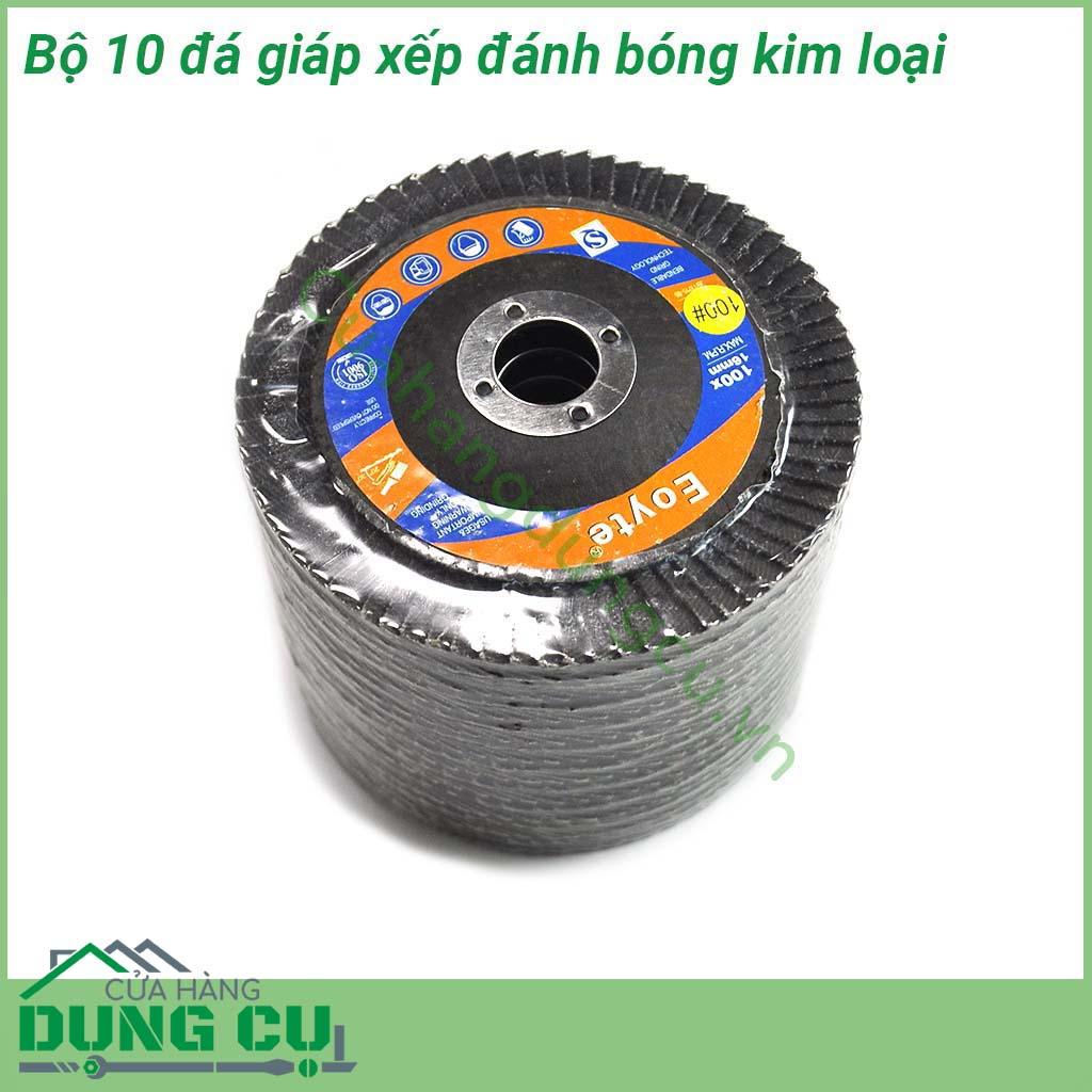 Bộ 10 giáp xếp đánh bóng kim loại