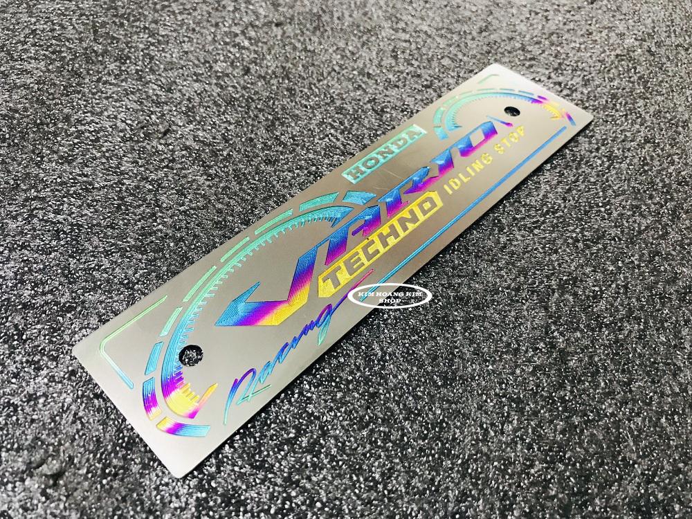 Bảng tên TITANIUM điện phân dành cho Vario (100% TITAN)