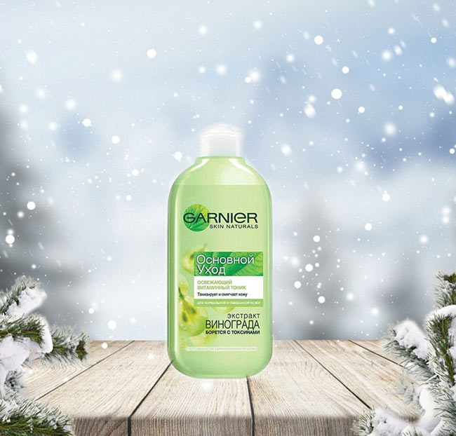 Nước Hoa Hồng GARNIER Nho Xanh 200ml
