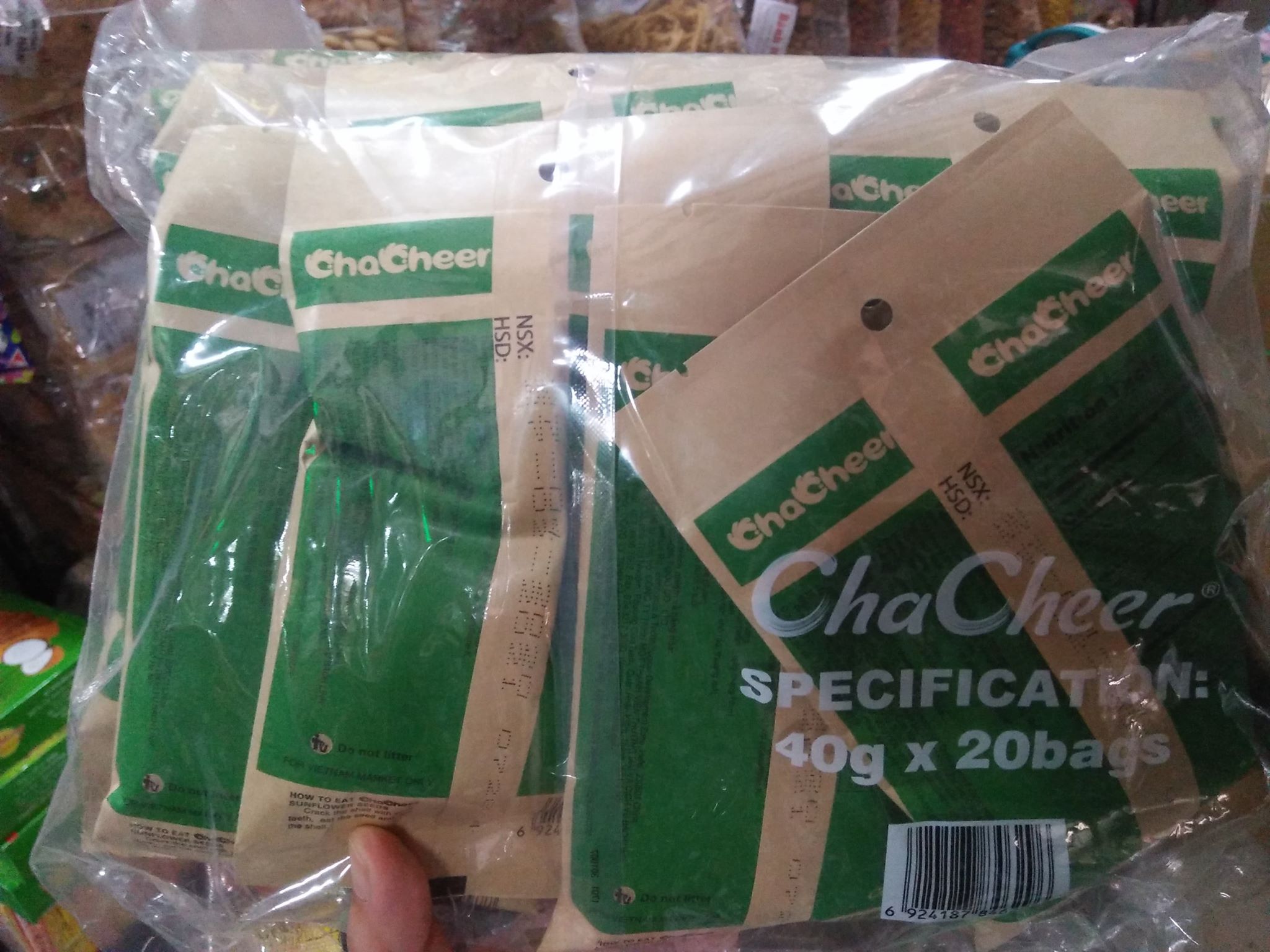 COMBO 10 GÓI HẠT HƯỚNG DƯƠNG CHACHEER VỊ DỪA