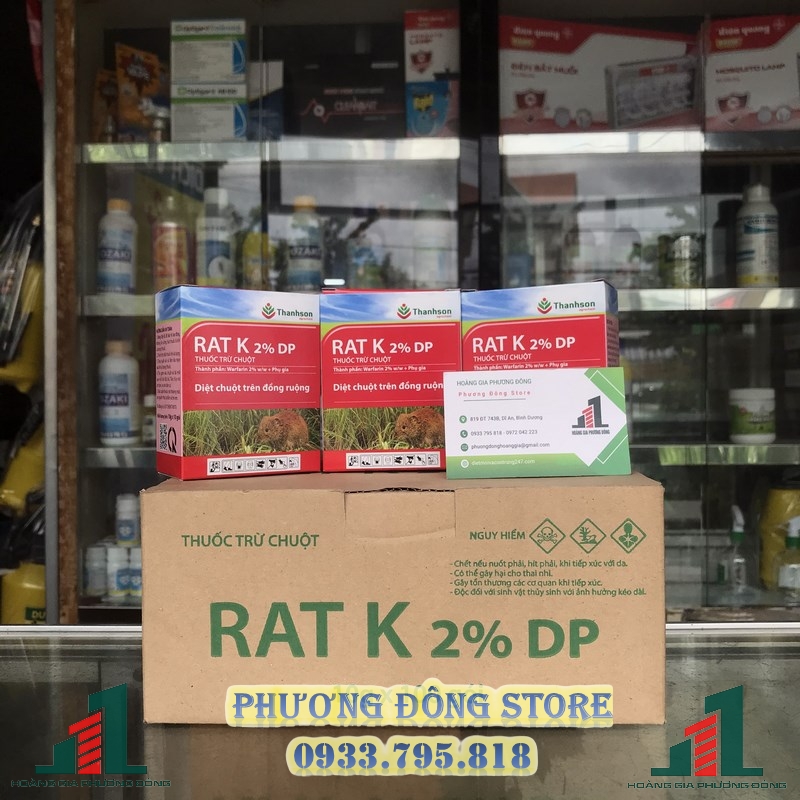 Thuốc diệt chuột dạng bột RAT K - 10G