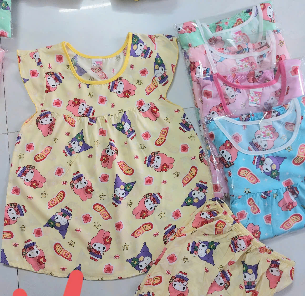 [HCM]Bộ tole bé gái (18-22kg) (giao màu ngẫu nhiên)