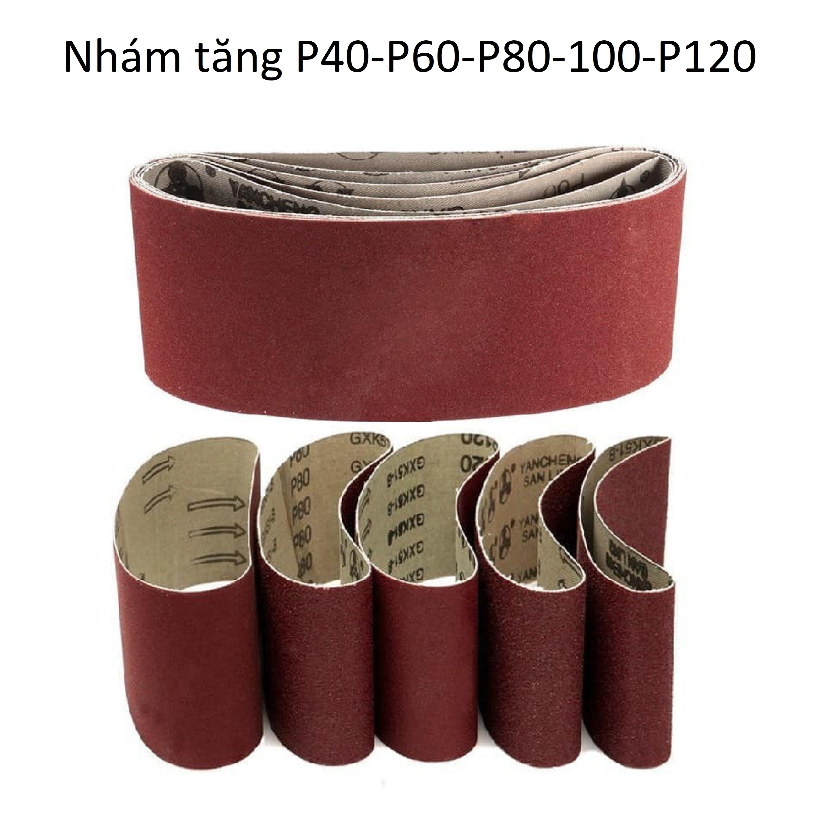 combo 10 Tờ Nhám vòng số 40-60-80-100-120