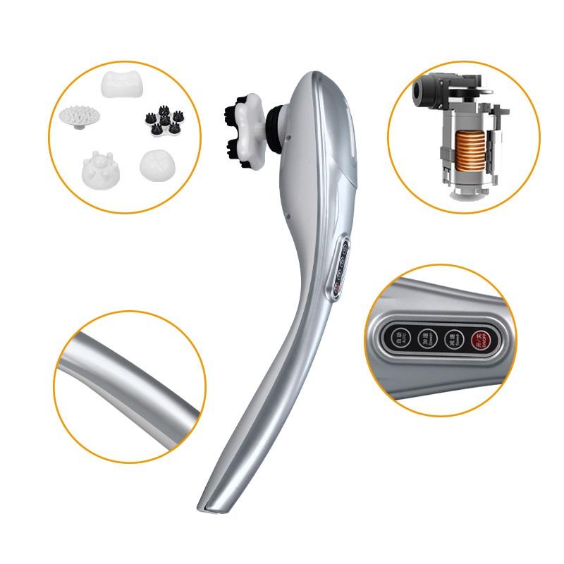 [HCM]Máy massage cầm tay Yichang 5 đầu (màu xám)