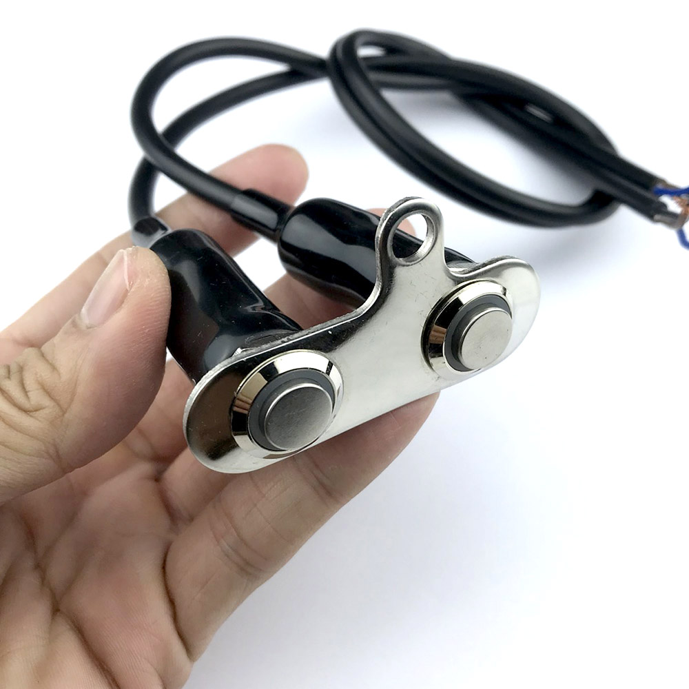 Công Tắc Led 2 Nút On Off Gắn Cùm Xe [ 2 Nút Ngang ]