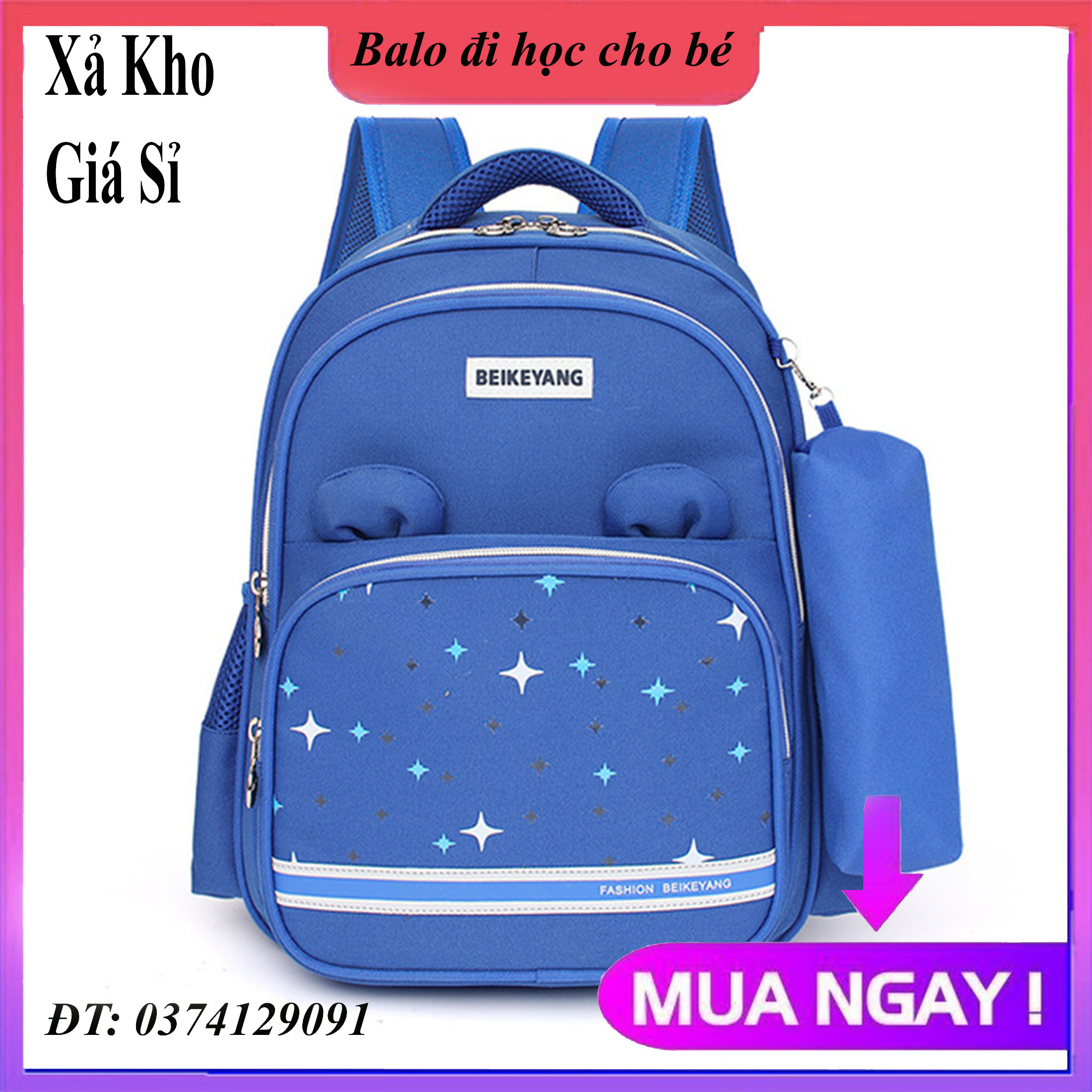 Cặp học sinh tiểu học nam và nữ cặp đi học trẻ em mẫu giáo cặp học sinh Cặp Học Sinh Cao Cấp Cho Bé Lớp 2 Tới Lớp 6, Chất Liệu Siêu Nhẹ Tặng Kèm Túi Đựng Bút Cặp học sinh cho học sinh