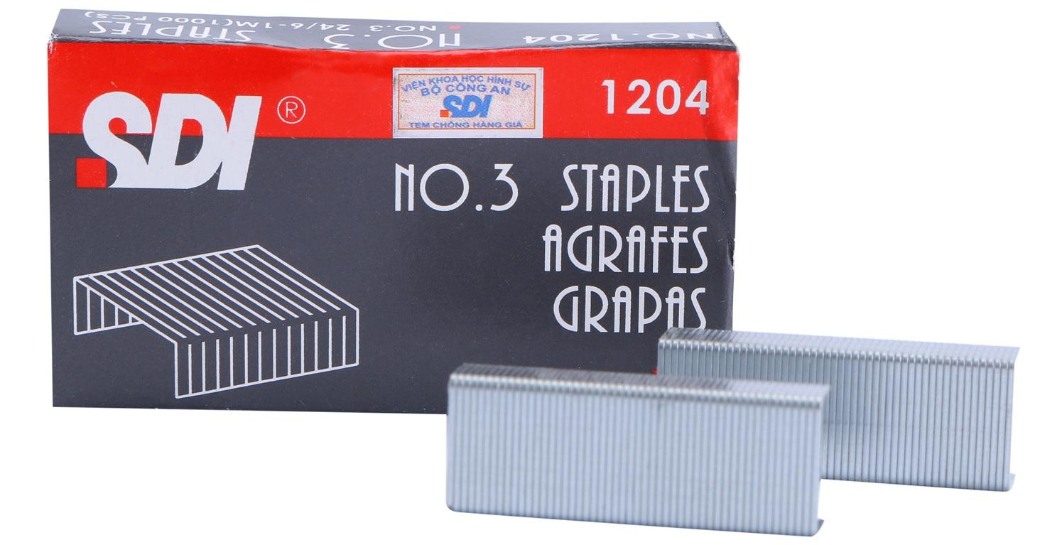 Kim bấm số 10 đủ thương hiệu PLUS-SDI Combo 4 hộp
