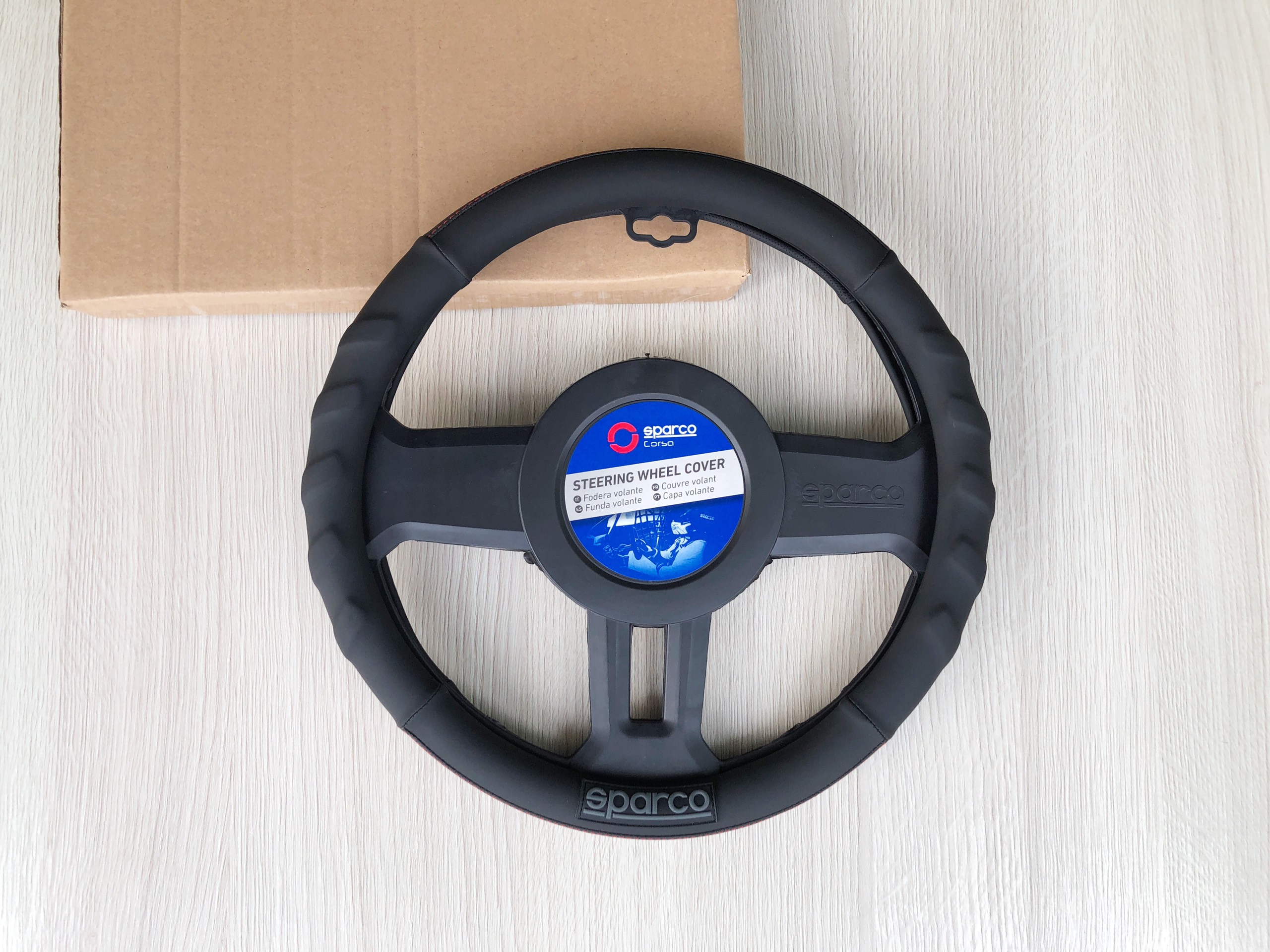 [HCM]Bọc vô lăng Sparco Corsa (SPC1117BK)