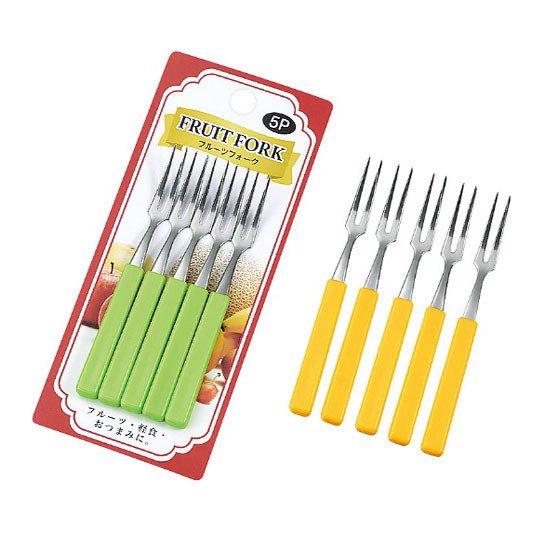 Set 5 dĩa mini xiên hoa quả - Hàng Nhật nội địa