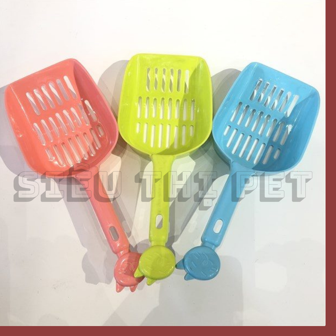(FREESHIP) Xẻng xúc cát phân cho mèo 0076