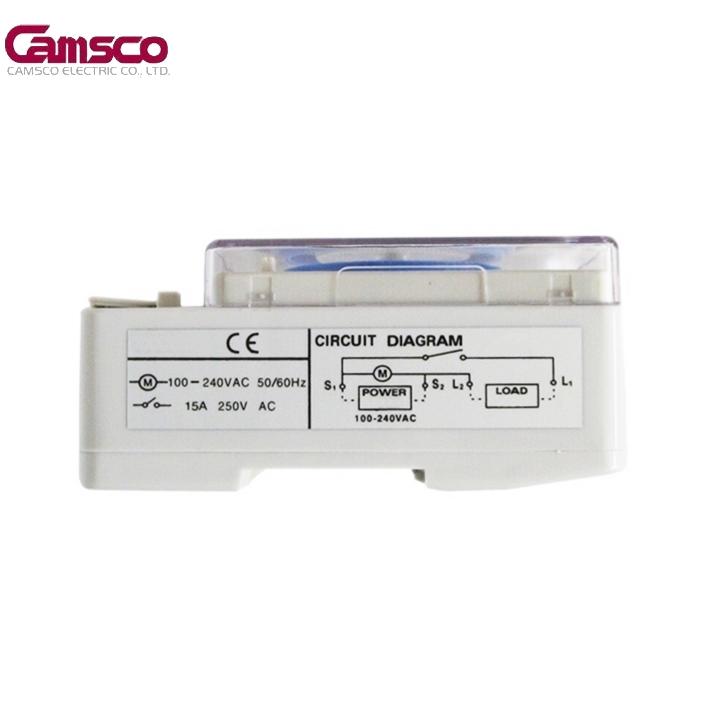 Bộ Công Tắc Hẹn Giờ Cơ Rơle Timer 24 Giờ Camsco Model TB35N