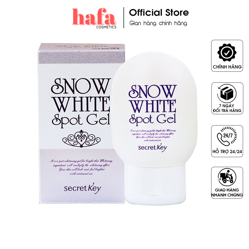Gel reduce intensive skin and white nourishing body secret key snow white spot gel 65g