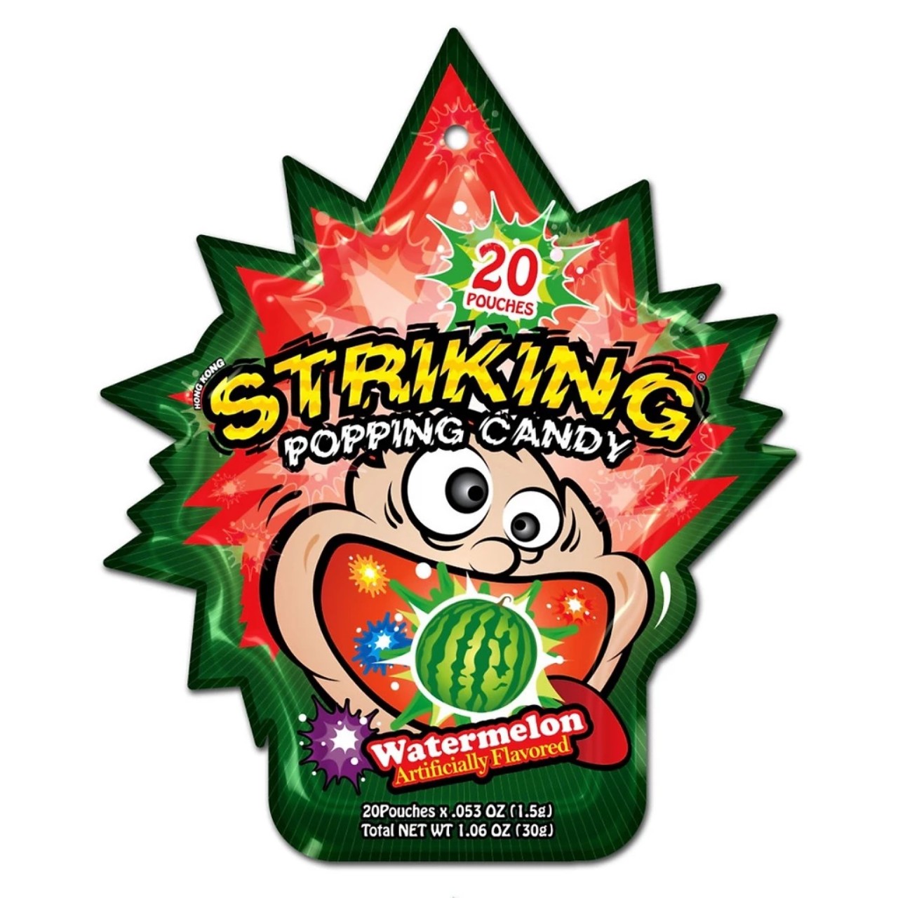 [hottrend] Kẹo Nổ Striking Lollipop Hong Kong Popping Candy Vị Trái Cây Siêu Ngon [khuyến mãi hot]