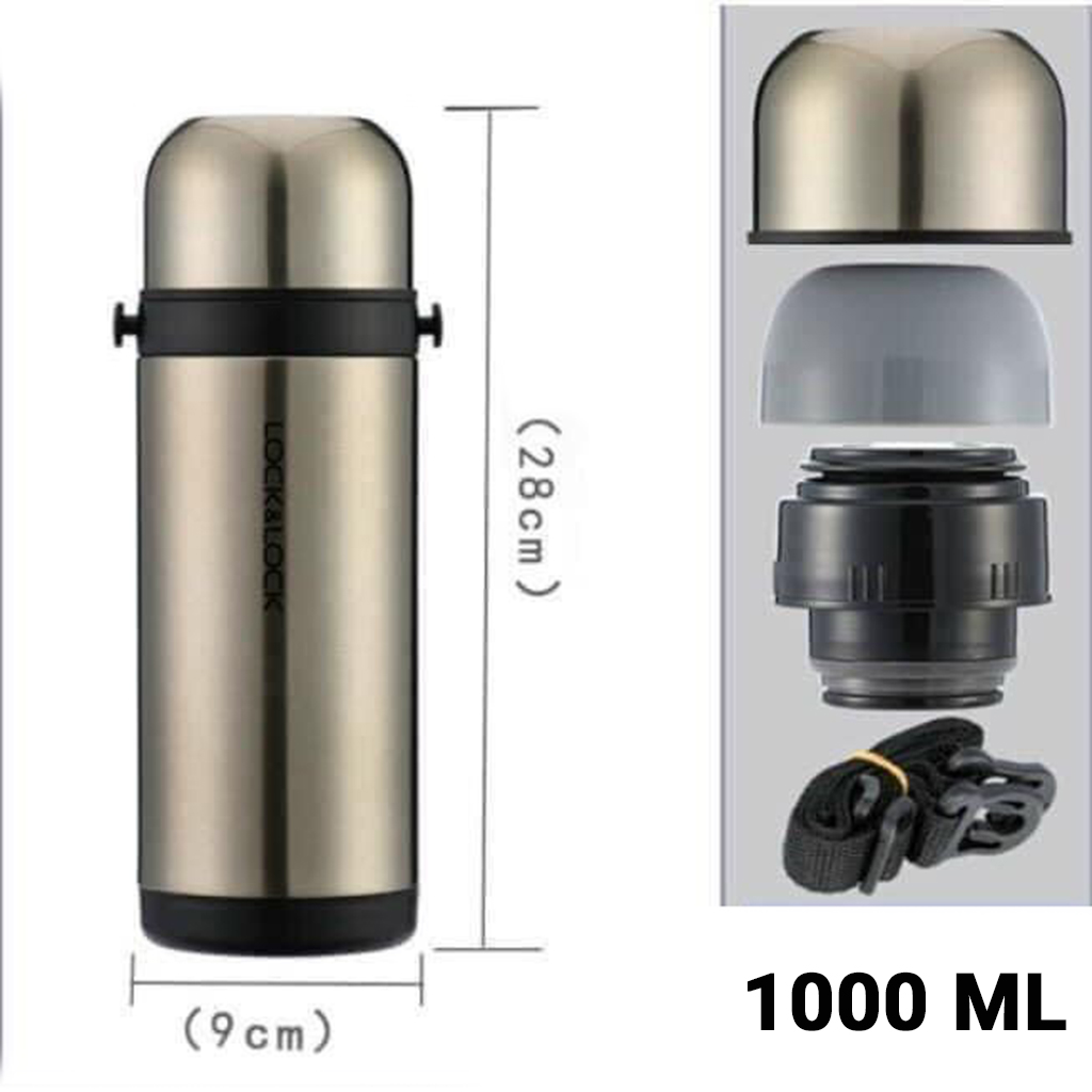 Bình giữ nhiệt Lock and Lock Easy Take LHC1439 1000ml chất liệu inox 304S Cao Cấp