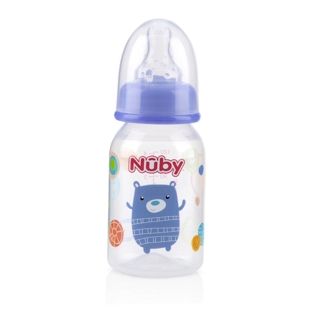 Bình Sữa Nuby cổ hẹp 120ml Cho Bé